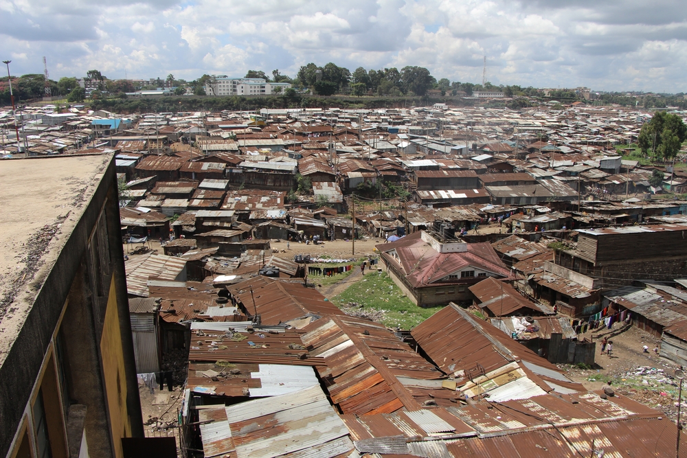 Nairobi's Mathare slum.