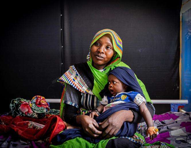 Khadija Mohammad Abakkar, internally displaced person in Sudan. 