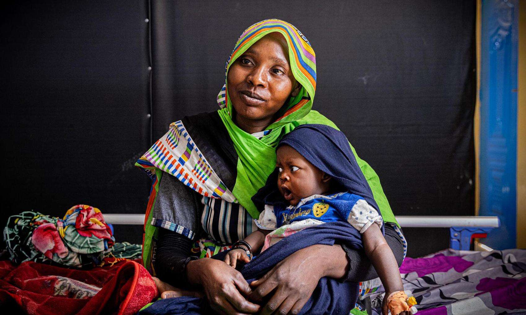 Khadija Mohammad Abakkar, internally displaced person in Sudan. 