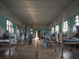Measles intervention in Boso Manzi, DRC