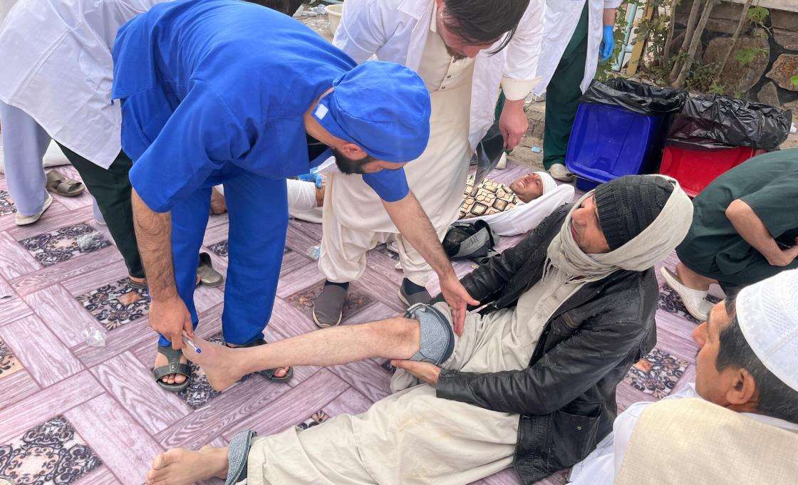 Emergency triage, Herat Regional Hospital