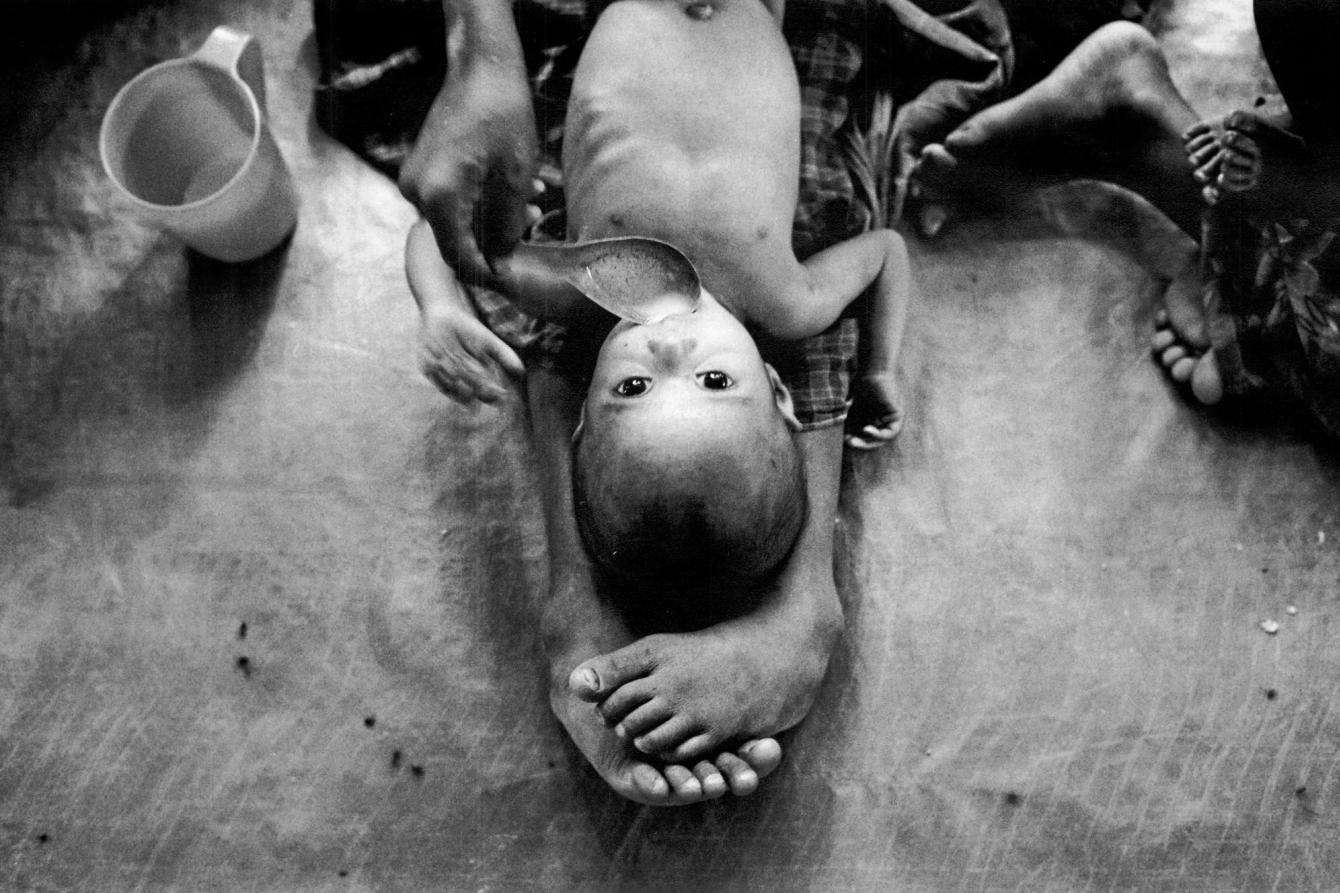 A Rohingya child.