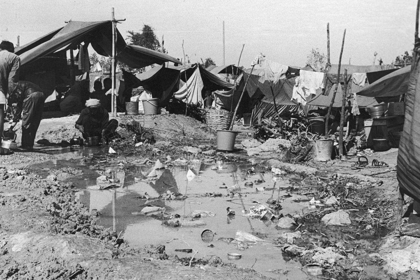 Rohingya camp in Bangladesh in 1978.