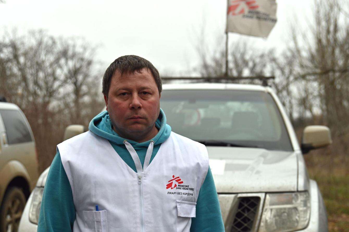MSF's driver Serhiy Nikolenko