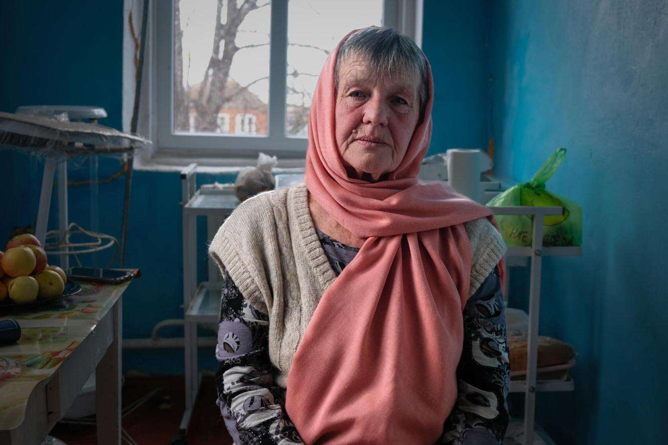 Lyudmila Karatsiuba, 67, Novy Burluk village, Kharkiv region, Ukraine.