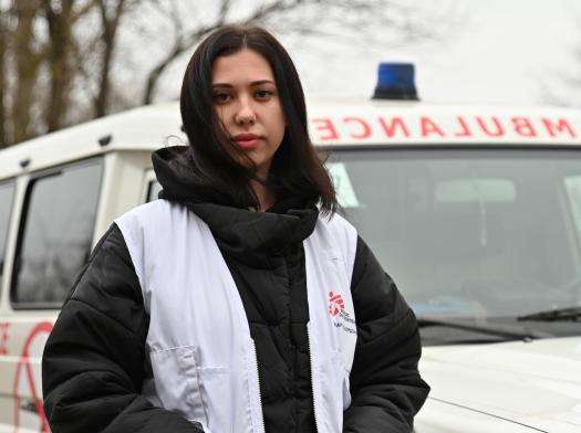 MSF's paramedic Nadia Kasimova
