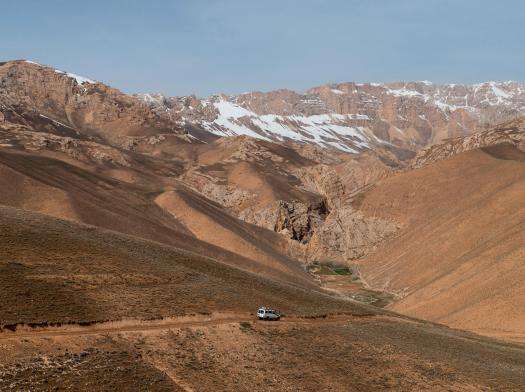 Mountains of Bamyan, Afghanistan.