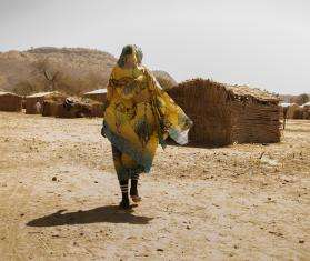 A refugee woman from Sudan in a camp in eastern Chad.