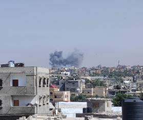 Explosion seen by MSF in Rafah, Palestine